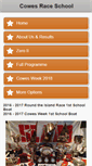 Mobile Screenshot of cowesraceschool.com